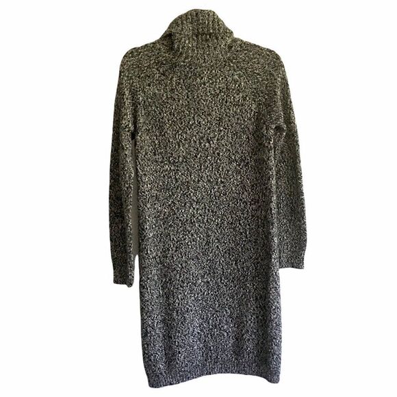 HOBBS London Cotton Turtleneck Long Sleeve Midi Sweater Dress 6 - Picture 5 of 13